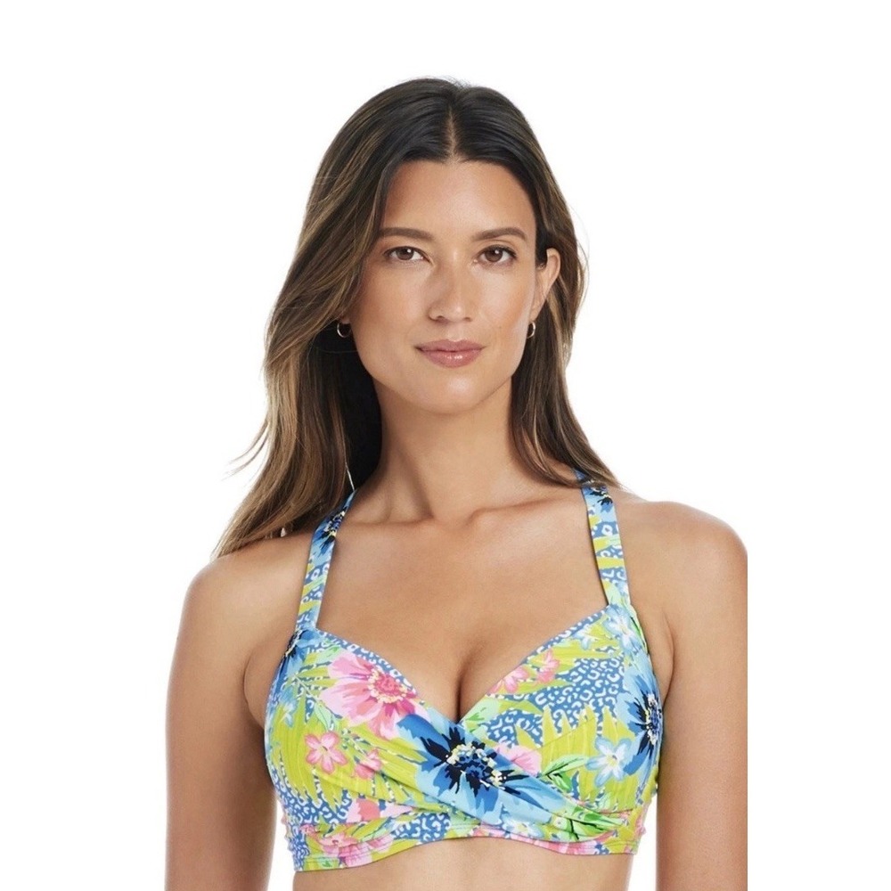 EPC Multicolor Floral Bikini Top Women's 34D RBGA25357D